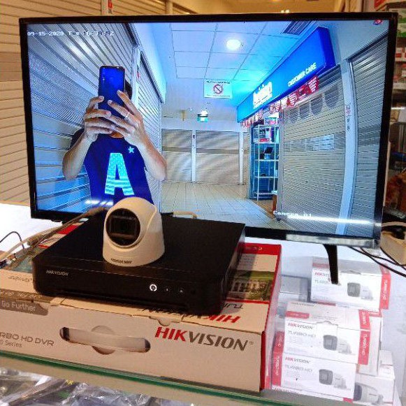 PAKET CCTV HIKVISION 16 CHANNEL 9 KAMERA 2MP 1080P KOMPLIT TINGGAL PASANG