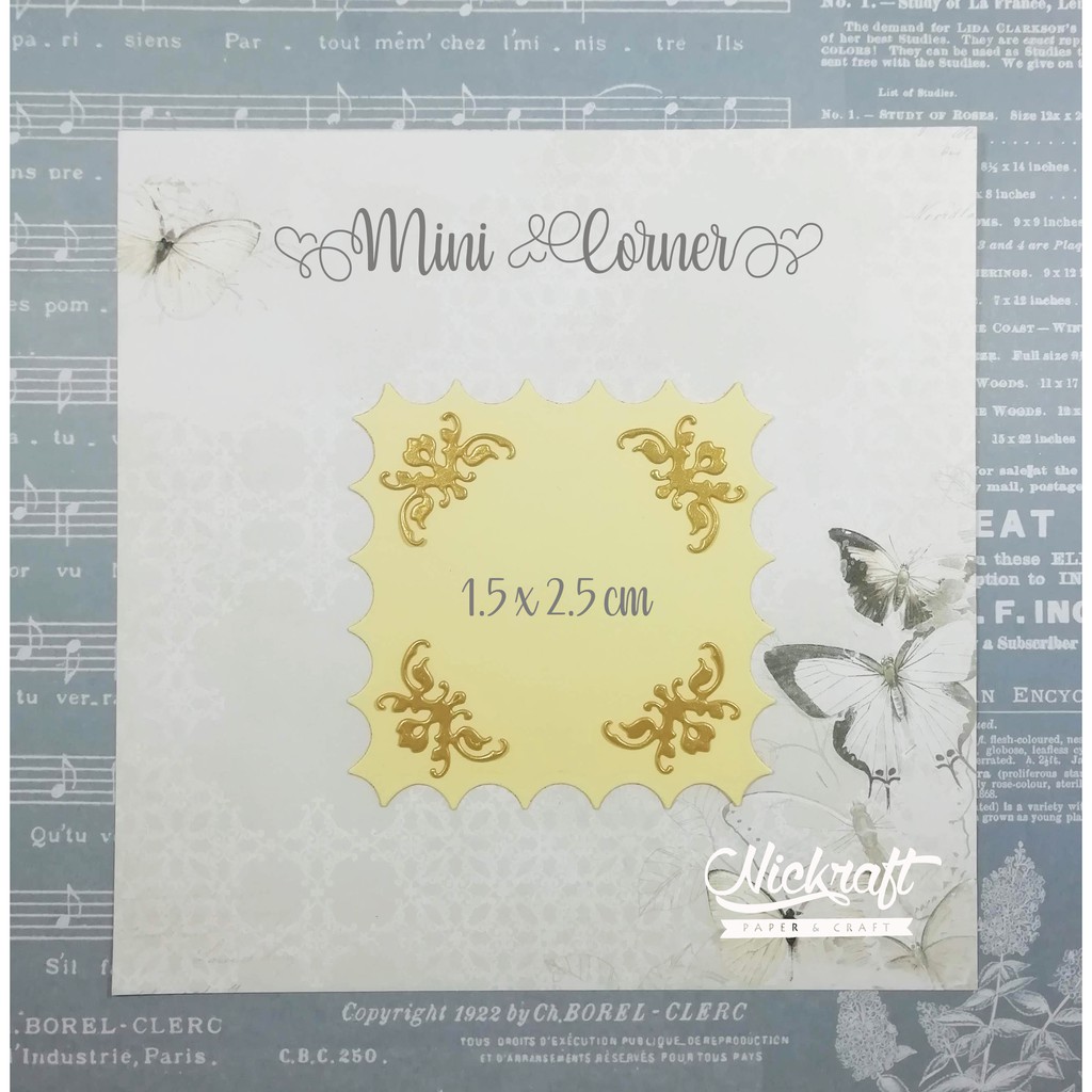 

MINI CORNER - Bahan Scrapbook Sudut Kertas