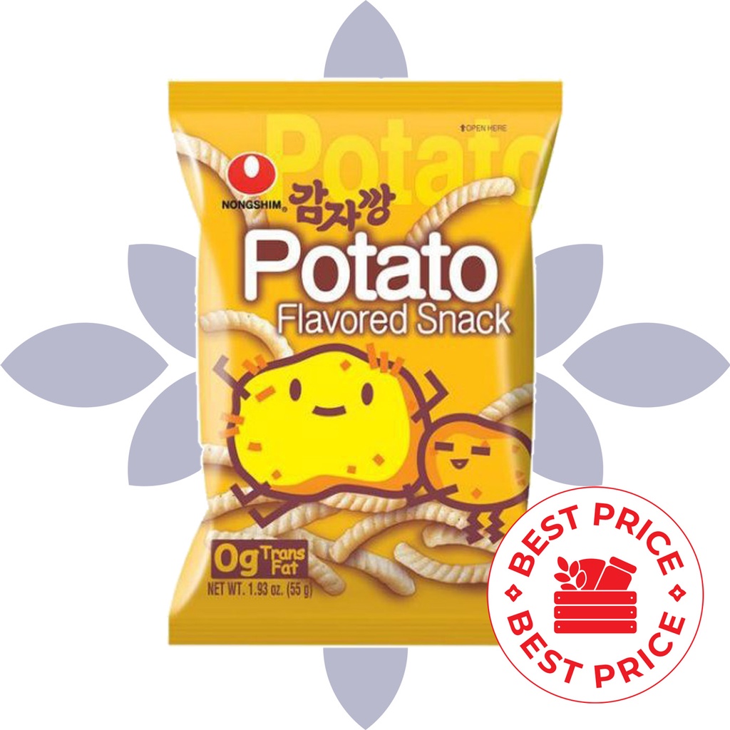 NONGSHIM - ORIGINAL POTATO SNACK - 55 GR (KOREAN SNACK)