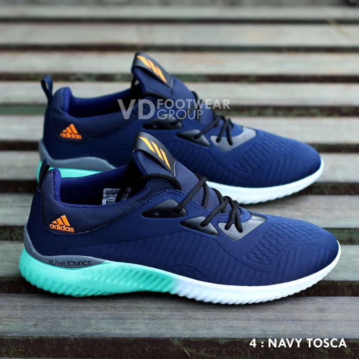 ASLI IMPORT SEPATU olahraga ADIDAS ALPHABOUNCE II PE - Running Lari Pria Termurah jogging lari kulia