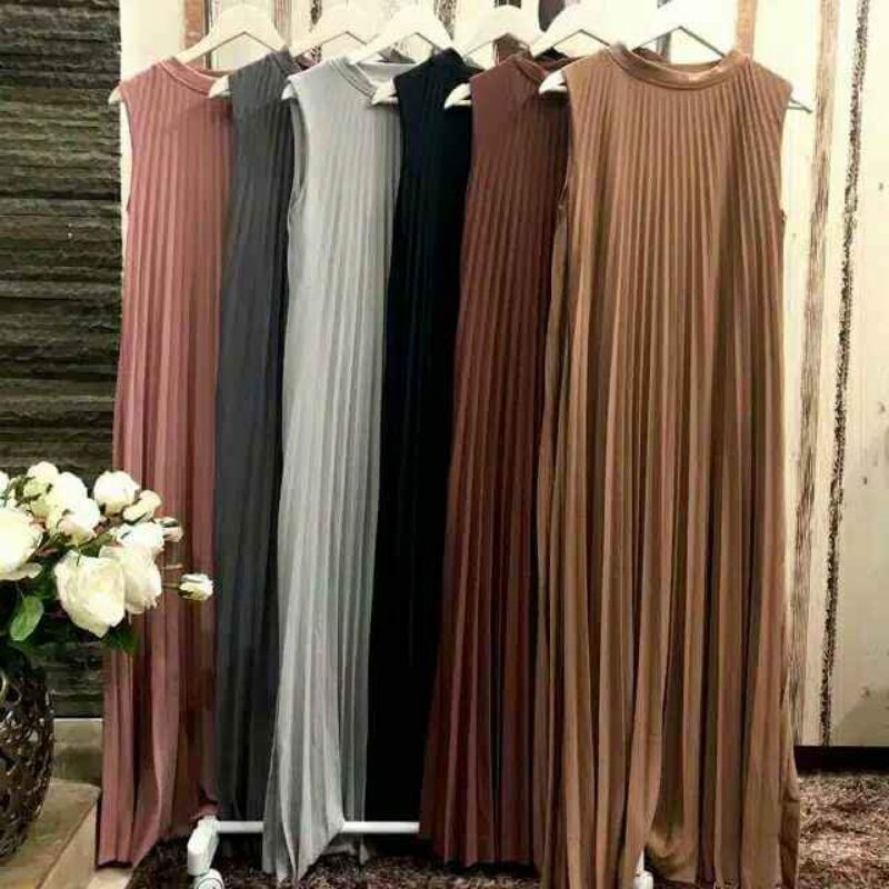 GAMIS PLISKET PITA / GAMIS MAXXY / BAJU MUSLIM / GAMIS DASI / DRES PLISKET