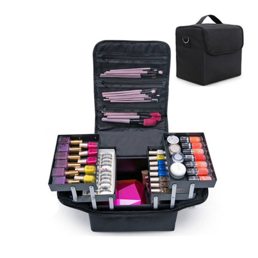Tas Organizer Make Up MUA Rak Perhiasan Dandan Bag Makeup Rias Portable