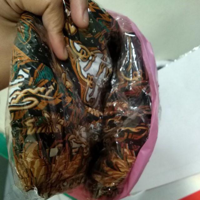 Couple Batik  Motif Jokowi Biru