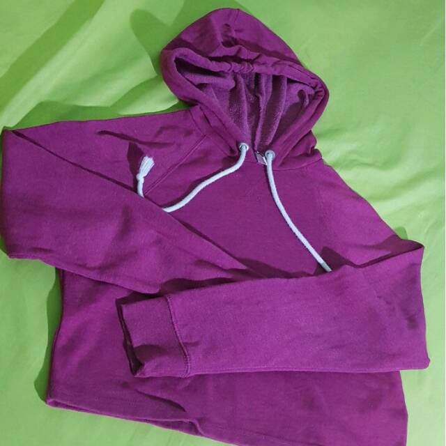Hoodie crop h&m