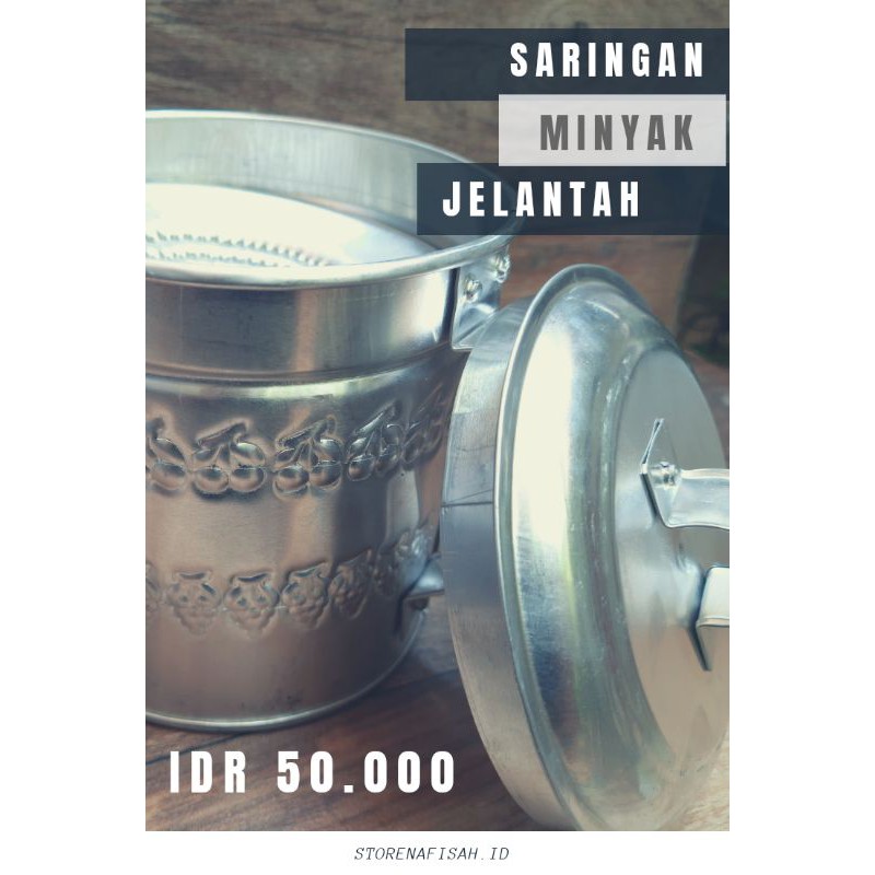 Saringan Minyak Jelantah