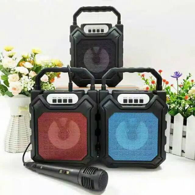 SPEAKER BLUETOOTH SX Y2002 BONUS MIC/SALON AKTIF WIRELESS MP3 KARAOKE USB SPEAKER  PORTABLE