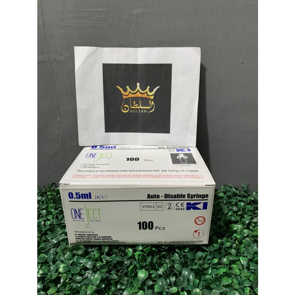 Auto - Disposable Syringe 0.5ml 24G x 1 (ONEJECT)