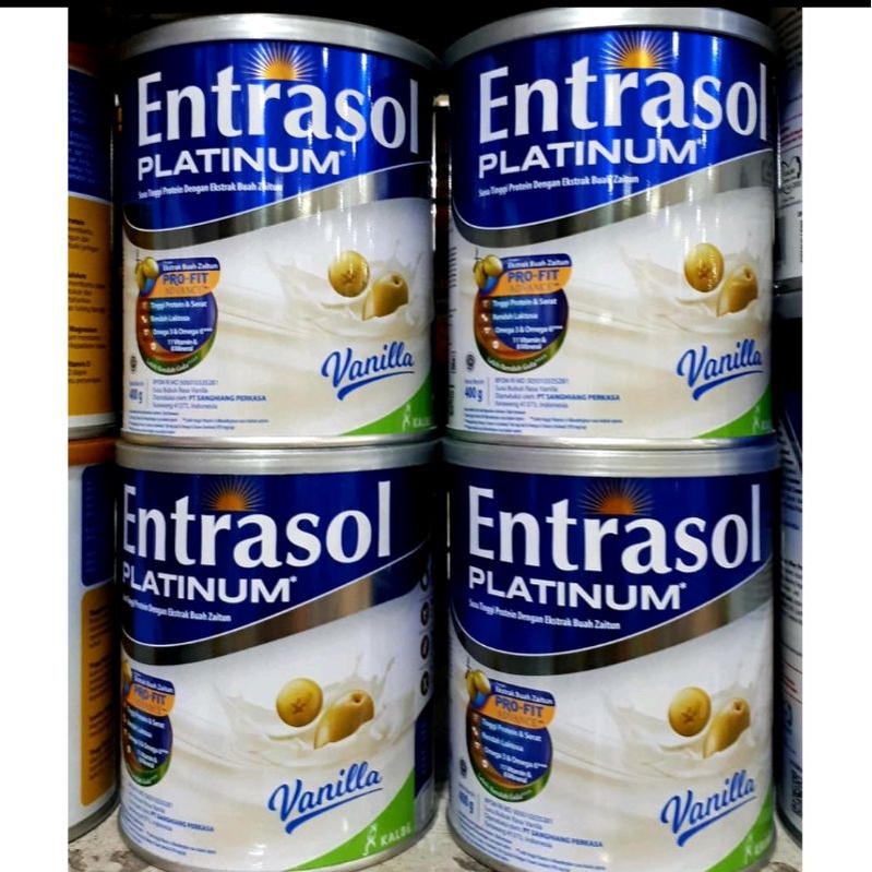 

ENTRASOL PLATINUM VANILA 400 GRAM