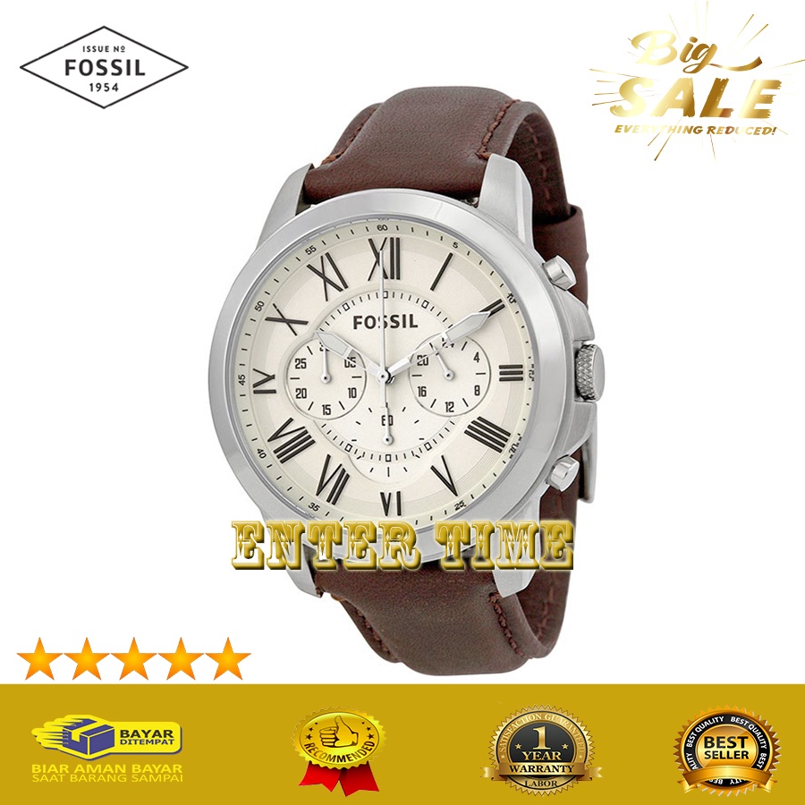 NEW ARRIVAL  JAM TANGAN PRIA BRANDED F0551L FS4735 FS4735 QUARTZ LEATHER STRAP JAM TANGAN HADIAH LIM