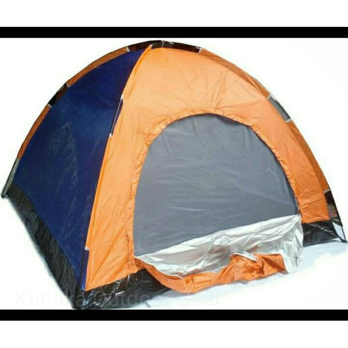 【COD】 Tenda Dome Single Layer 4/5 Orang` Anak Dan Dewasa 4P 5P` Outdoor Camping Tent Indoor Kemah