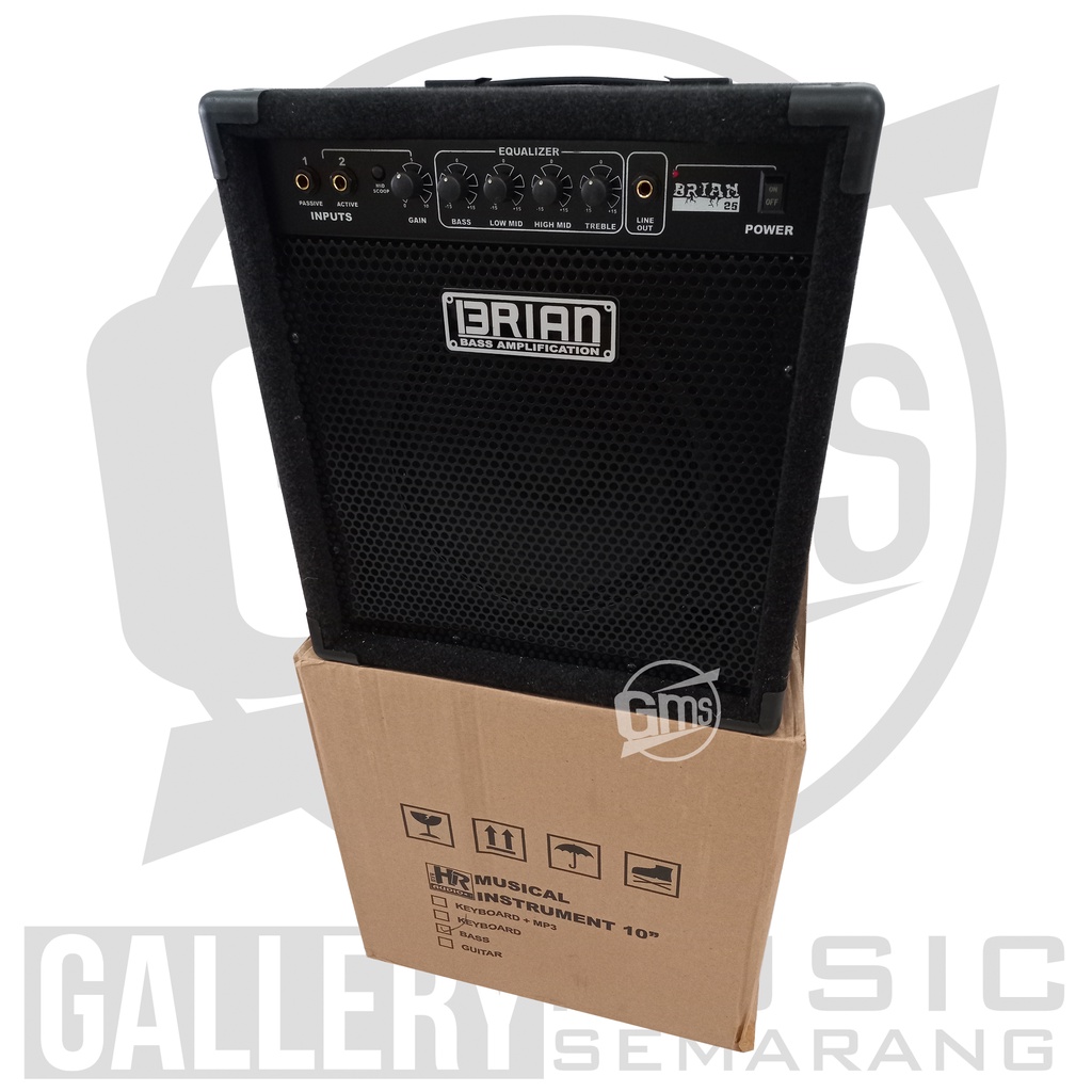 Ampli Bass Amply Gitar dan Bass Amplifier Brian 10&quot; inch