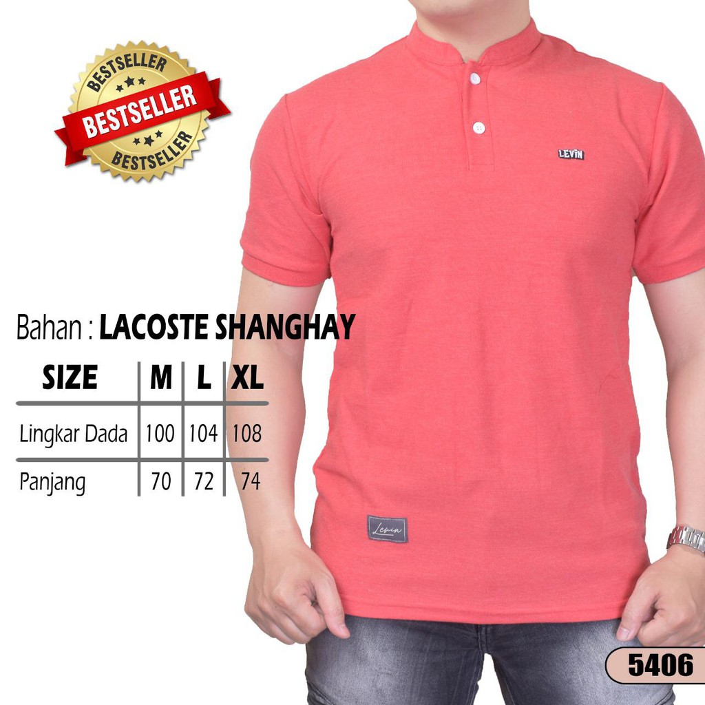 POLO SHIRT LEVIN PREMIUM POLOS BERMOTIF KAOS KERAH ORIGINAL