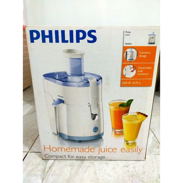 PHILIPS JUICER EXTRACTOR HR1810 PRELOVED