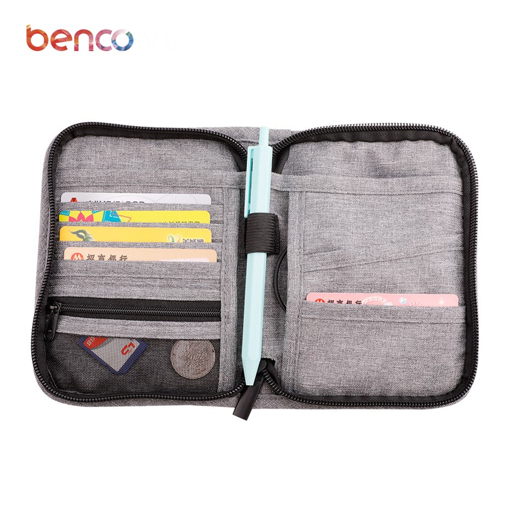 BENCO Tas Penyimpanan Travel Document Organizer Map Polyester