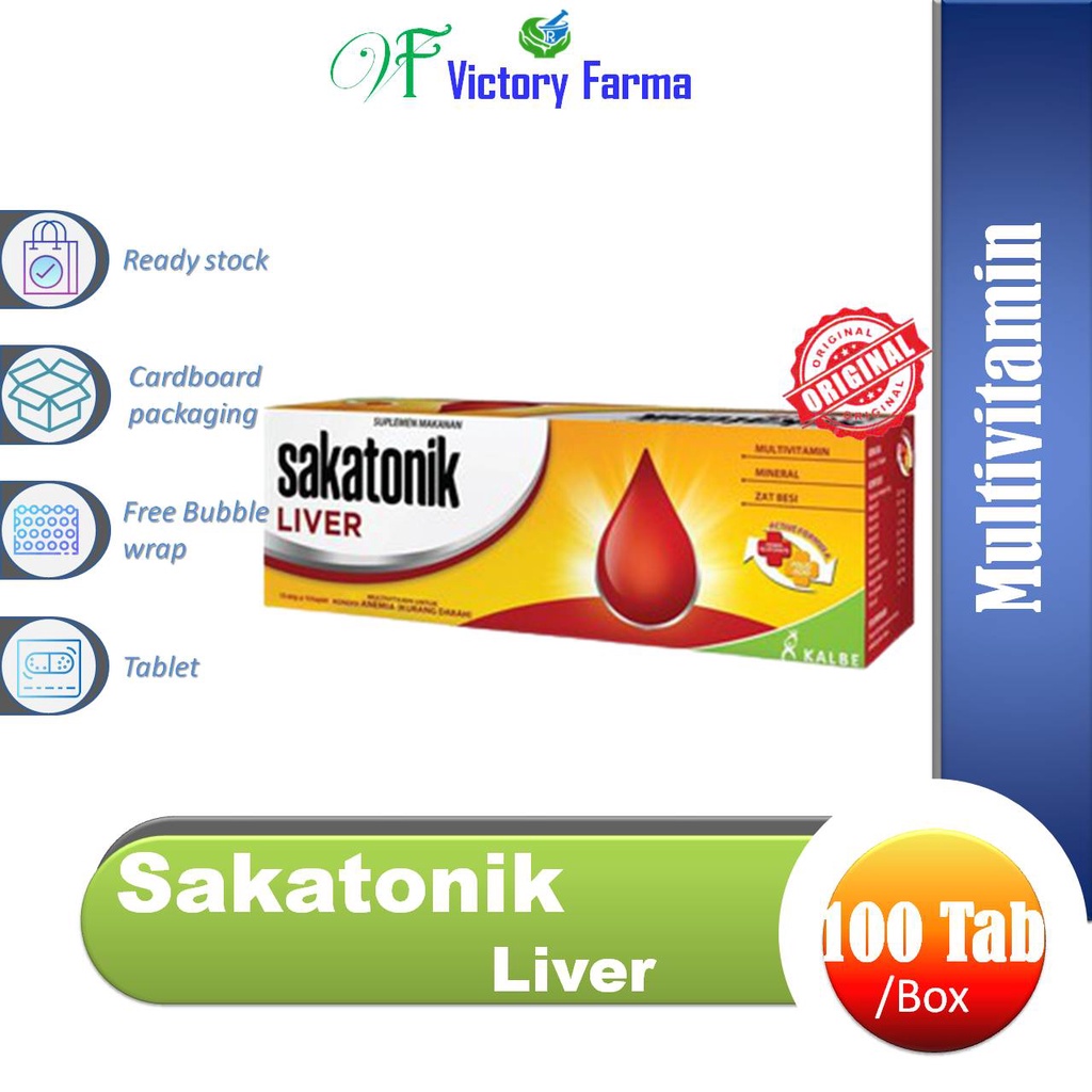 Sakatonik Liver Box 100 Tablet / Multivitamin dan Mineral