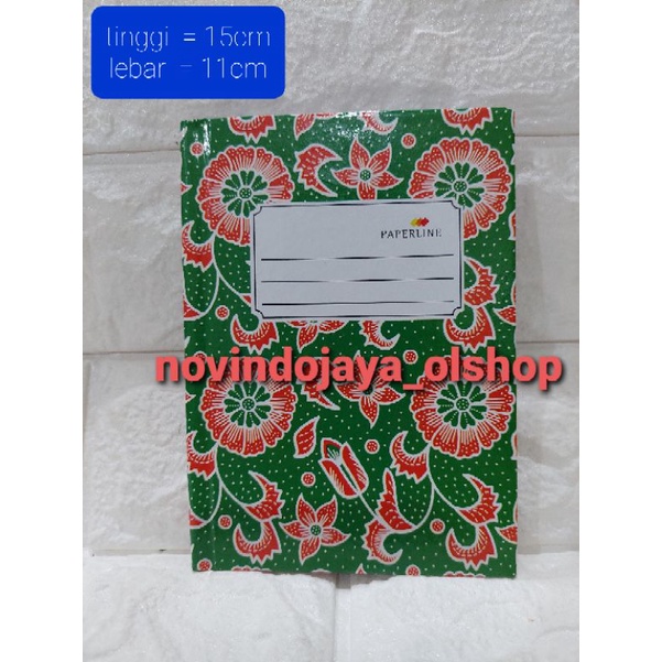 

BUKU OKTAVO A6 PAPERLINE HARD COVER ISI 100 LEMBAR