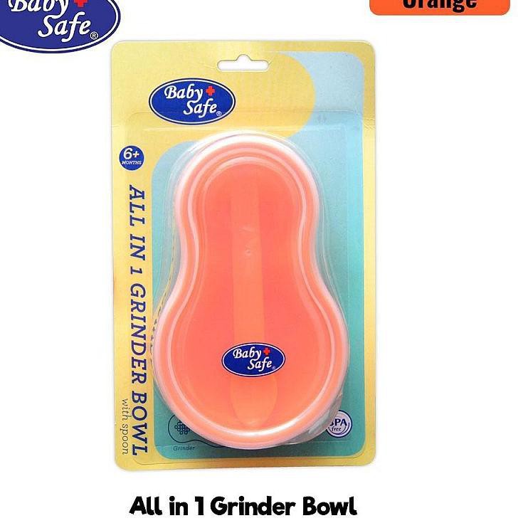 Baby Safe All in 1 Grinder Bowl with Spoon - BS352 / Tempat Makan Bayi