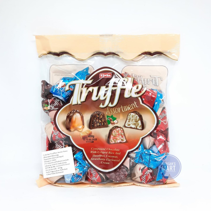 

SGS ELVAN TRUFFLE CHOCOLATE ISTANBUL TURKEY coklat turki 400 gram