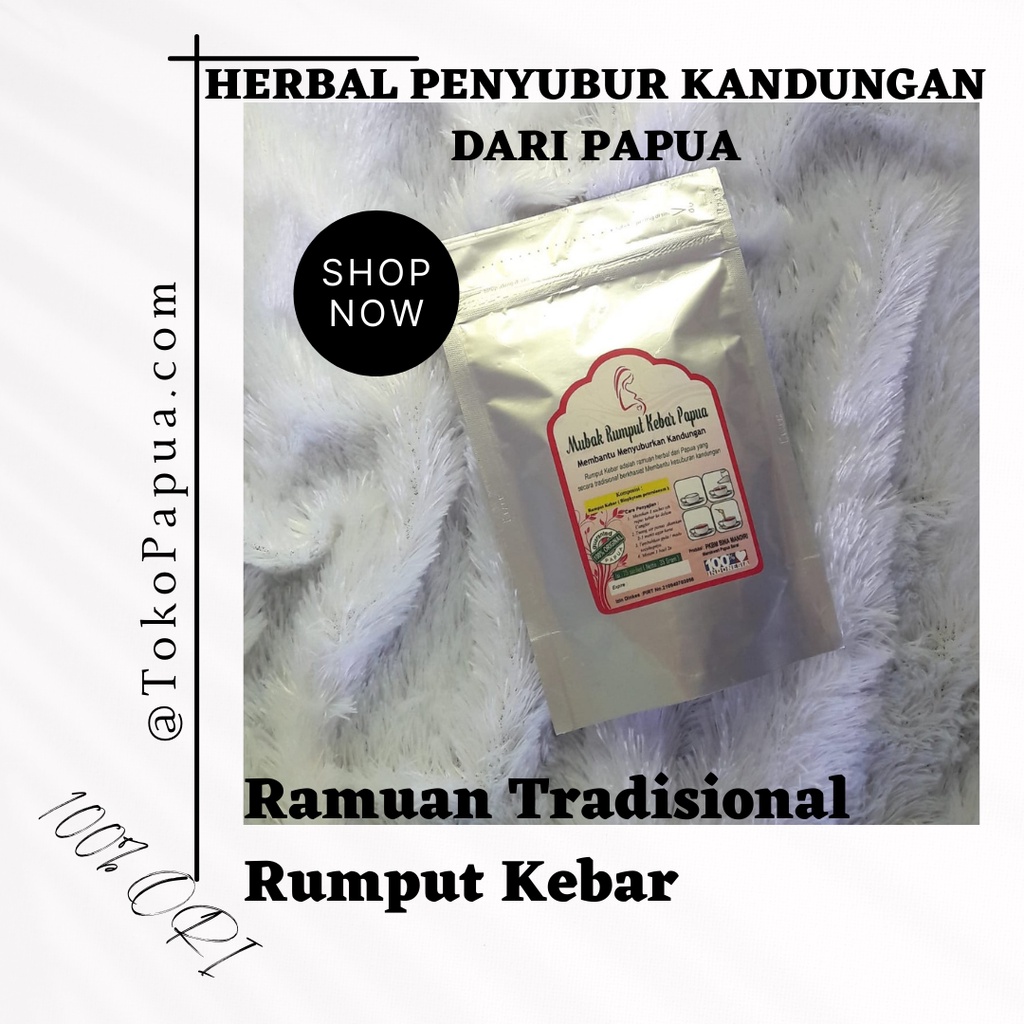 Teh Promil  Penyubur Kandungan Rumput Kebar / Teh penyubur kandungan dari papua / Teh cepat hamil / 
