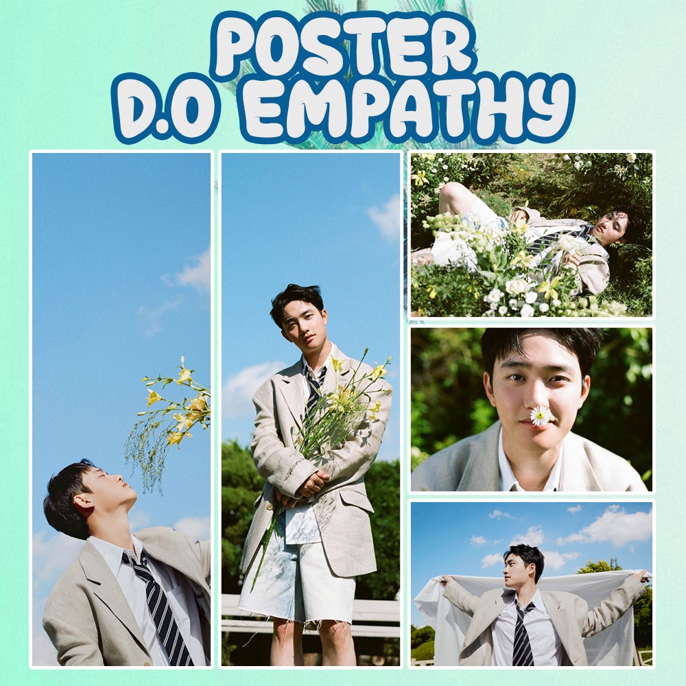 Poster EXO DO EMPATHY | Poster Kpop A4 A5 A6 Murah Murah (Part C)