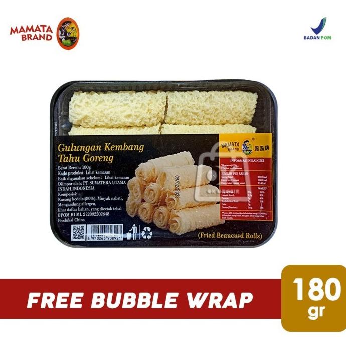 

^%^%^%^%] MAMATA RING ROLL 180G/KULIT KEMBANG TAHU GULUNG GORENG/LING LING JUAN