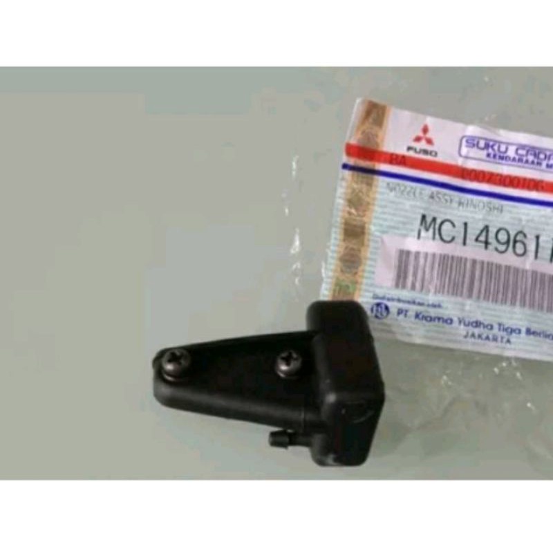 nozel penyemprotan air wiper di tiang wiper canter turbo original ps110 ps125