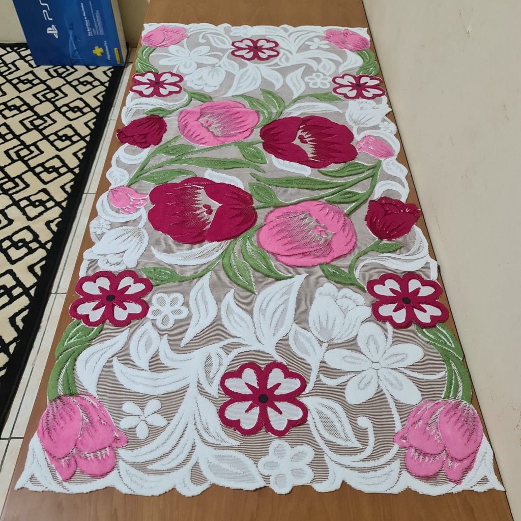 Import~Taplak Alas Meja Tamu Import Sultan Motif Mewah Terbaru Cod