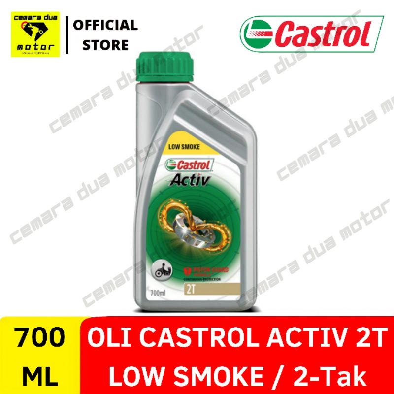OLI CASTROL ACTIV 2TAK 700ML OLI CASTROL SILVER HIJAU PUTIH OLI MESIN OLI MOTOR OLI YAMAHA RX-KING F