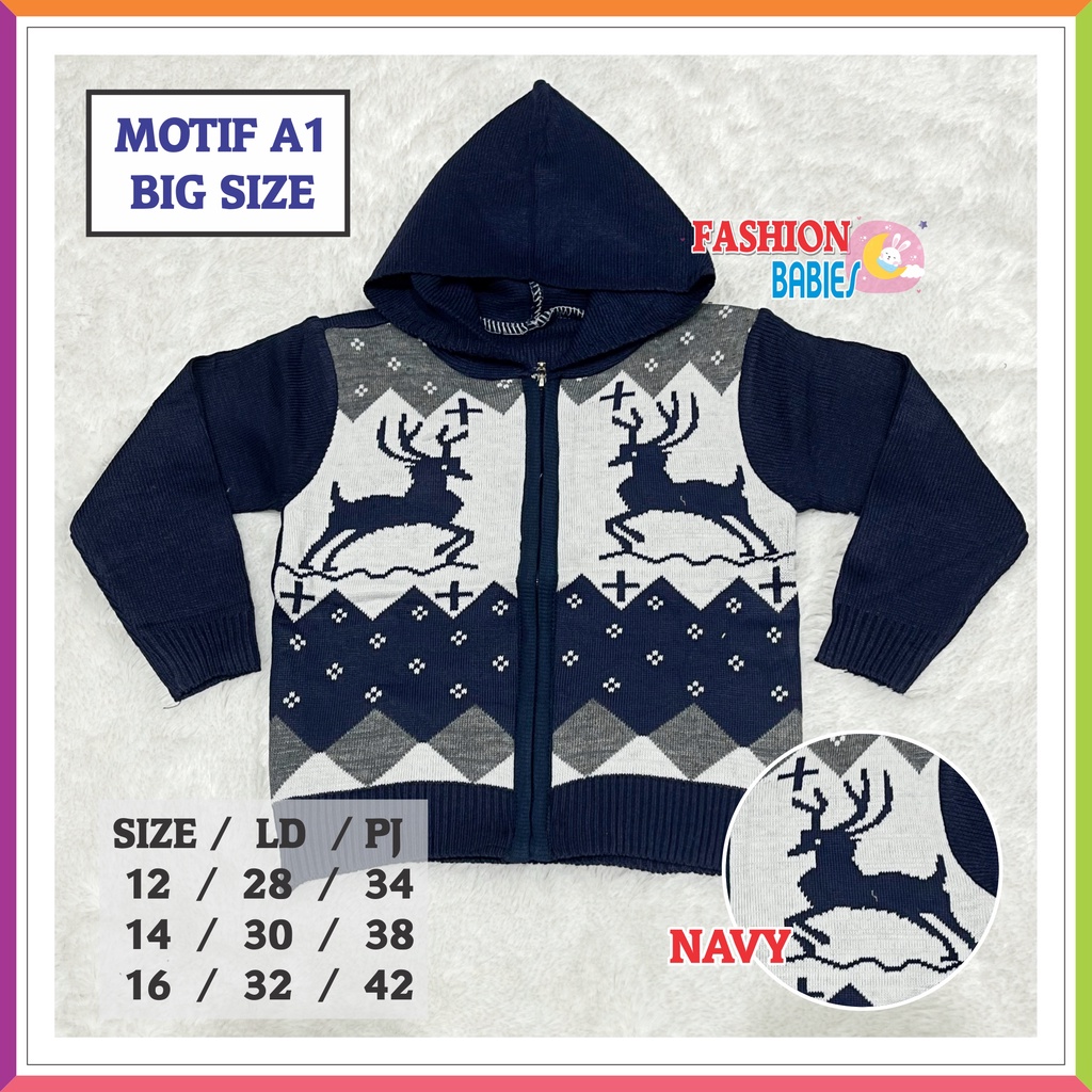 ❤ Fashionbabies ❤ SWEATER RAJUT IMPORT PREMIUM BIG SIZE TOPI / OUTER