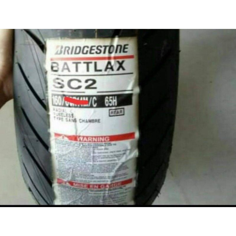 ban luar bridgestone battlax sc2 uk 160/60-15