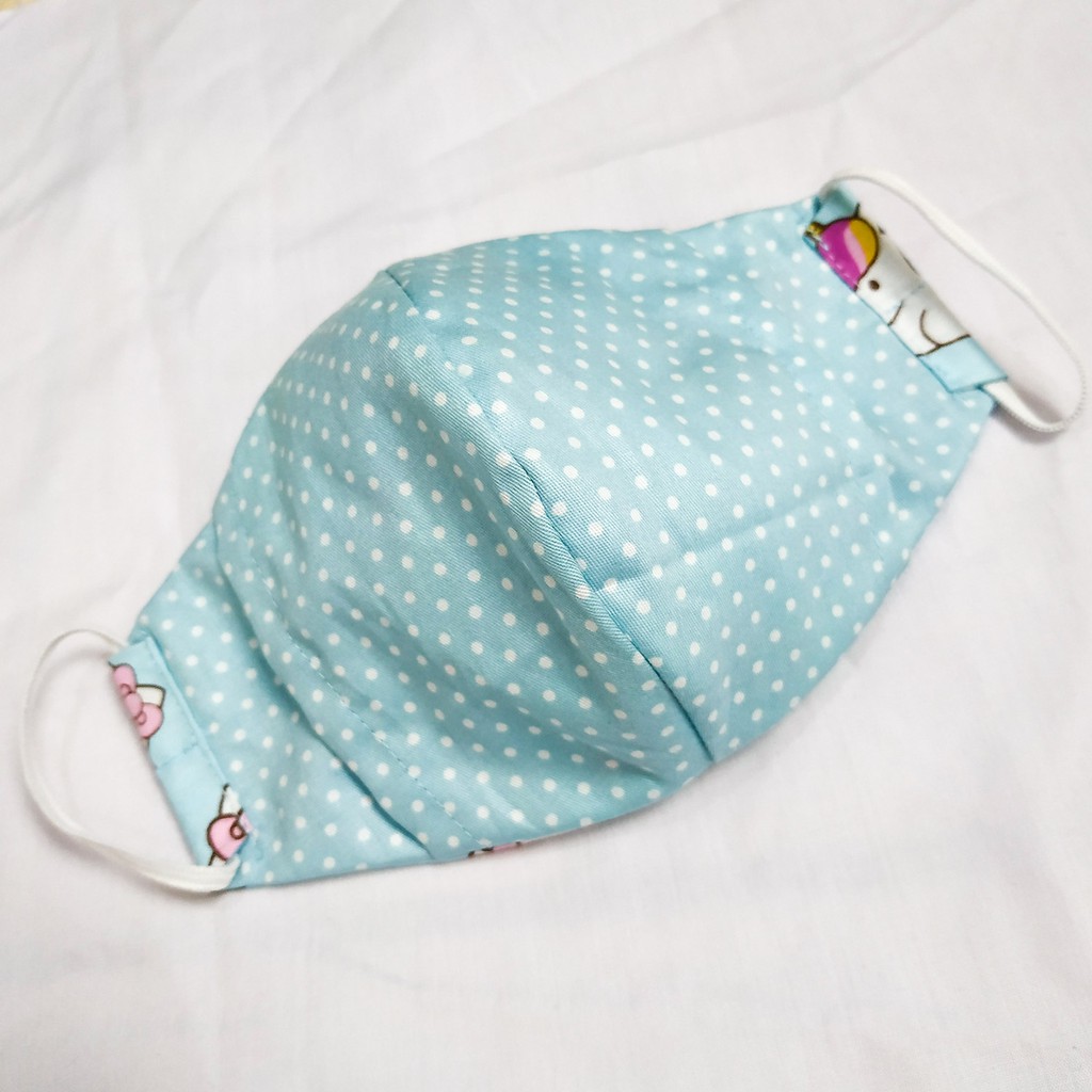 Masker Katun Motif ( Hello Kitty Unicorn )