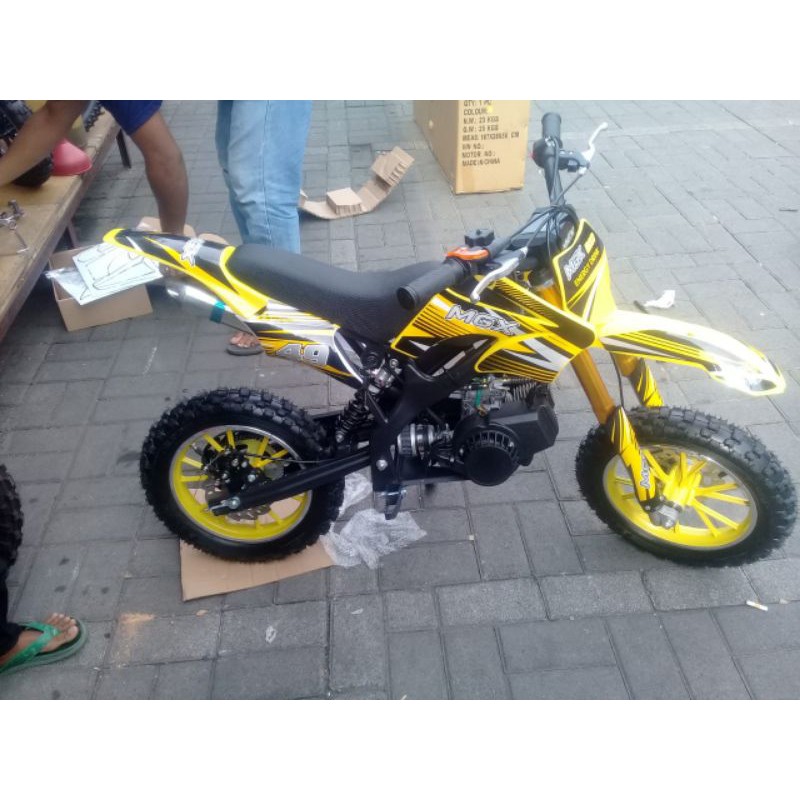 MOTOR MEDIUM TRAIL MT 2 50CC MESIN 2 TAK~MOTOR MINI-MOTOR CROSS-MAINAN MOTOR ANAK