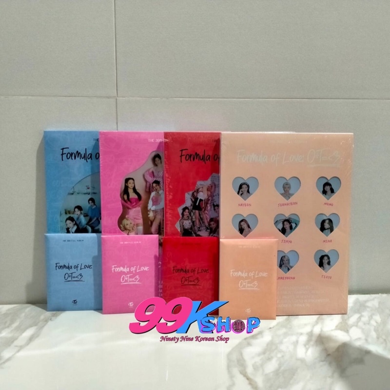 TWICE - Full Album Vol.3 [Formula of Love: O+T=&lt;3] + GIFT WITHDRAMA