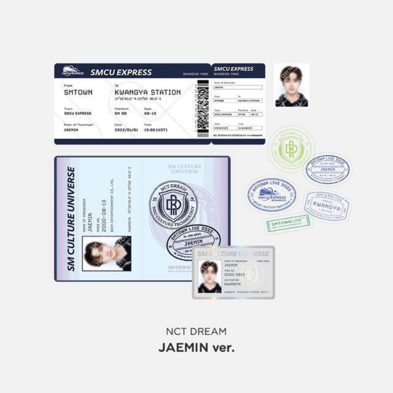MERCHANDISE SMCU PASSPORT JAEMIN SET