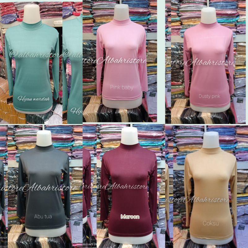 Manset/Manset Wanita/ Manset Hijab/Manset Kaos/Dalaman Hijab/manset/manaet baju