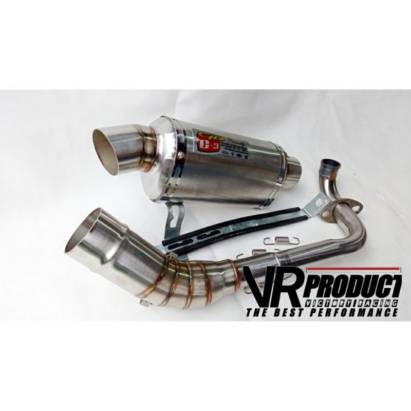COD knalpot racing cld c3 for all motor matic leher atas beat fi beat karbu scoopy vario dll