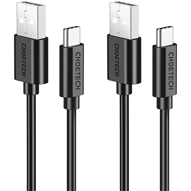 Grab Medan Kabel Charger USB Type C Hi Speed 3A 1 Meter HP AC0002 CHOETECH Black