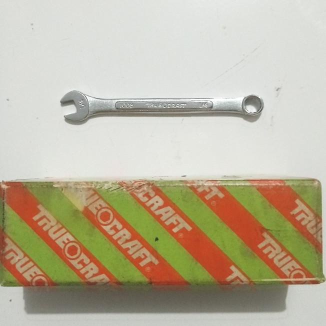 Kunci Ring Pas 1/4" Inci (Merek Truecraft, Japan)