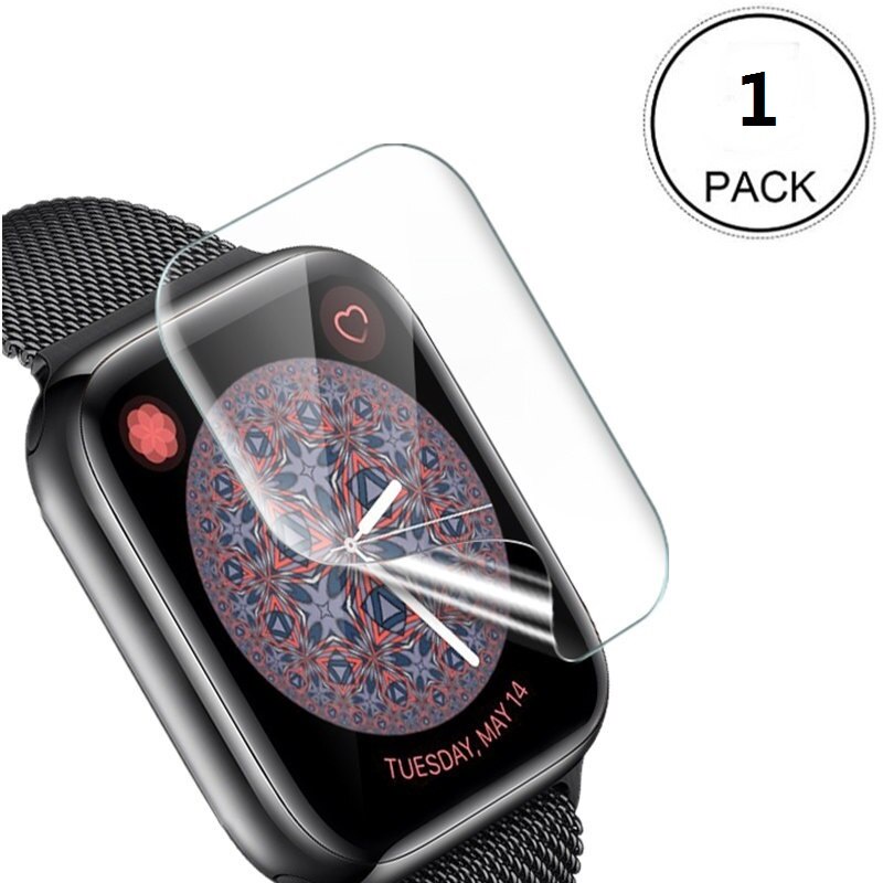 Pelindung Layar Hydrogel 38mm 40mm 41mm 42mm 44mm 45mm Untuk Apple Watch Seri 7 SE 6 5 4 3 2