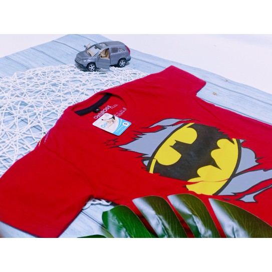 COD KAOS BAJU ANAK LAKI LAKI SUPERHERO BATMAN SOBEK MERAH 1-10 THN OSHBOSS-4