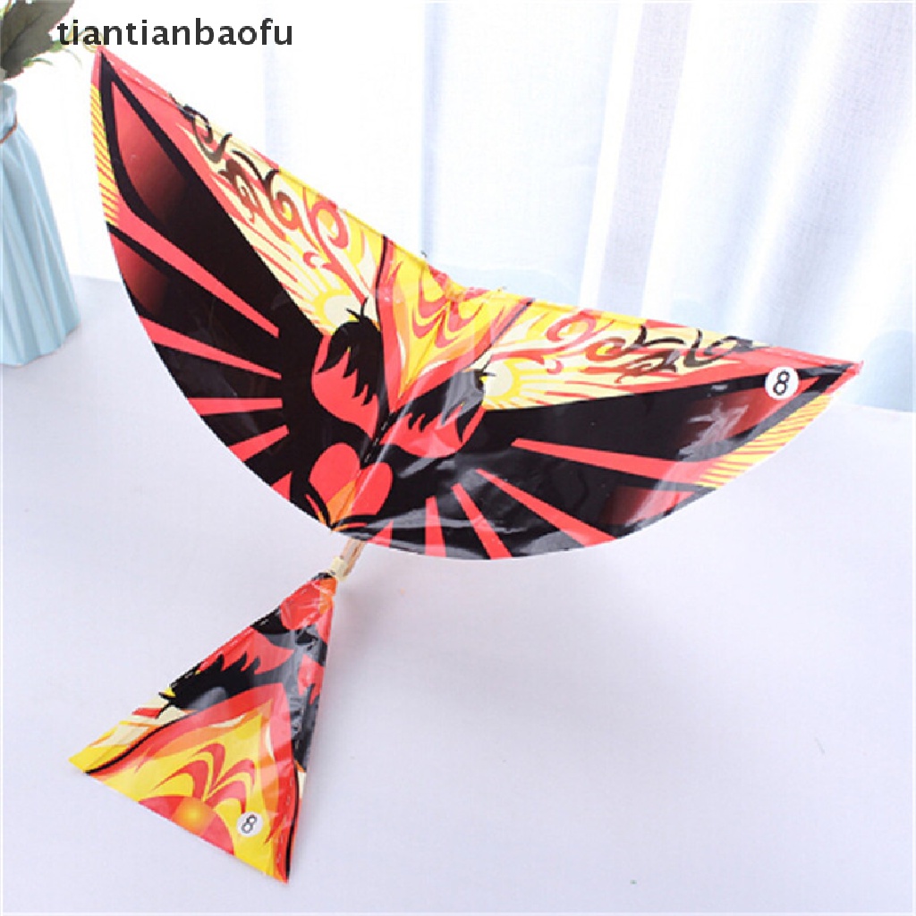 [tiantianbaofu] Rubber Band Power Handmade Birds Models Science Kite Toys Kids Assembly Gift Boutique