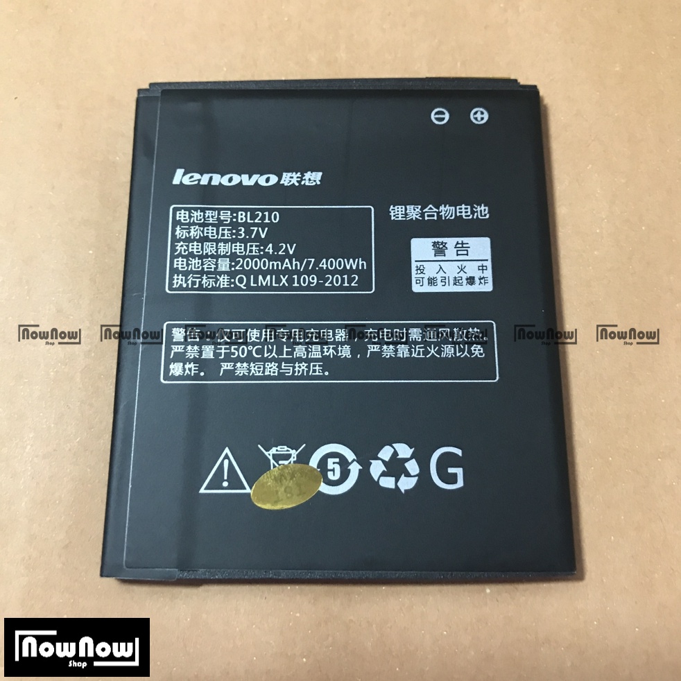 Baterai Lenovo A656 - A658T - A750E - A766 - A770E - S650 - S658T - S820 - S820E BL210 Batre Batere Batrai Battery HP Handphone