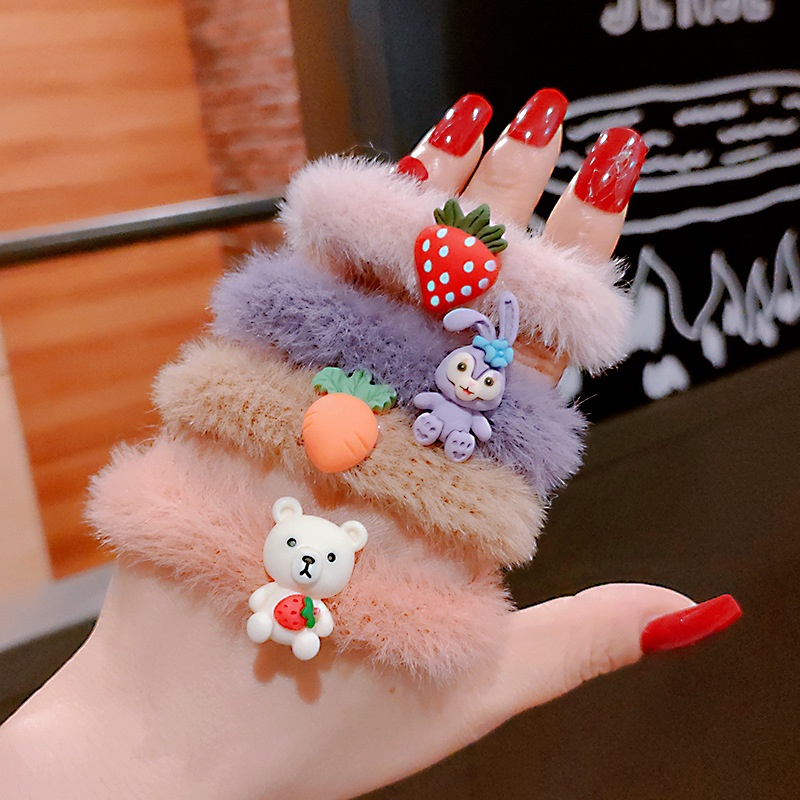 MURMURE.ID | IKAT KARET RAMBUT BULU EARTH WARM TONE IKAT RAMBUT IMPORT KOREA STYLE LUCU MURAHHA160-3