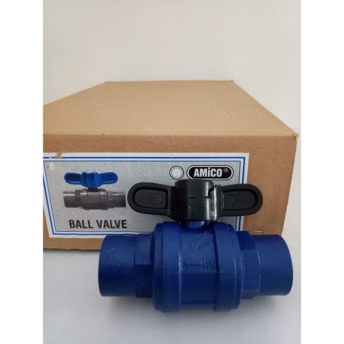 Amico Stopkran Air PVC Plastik 1/2 3/4 inch STOP KRAN BALL VALVE