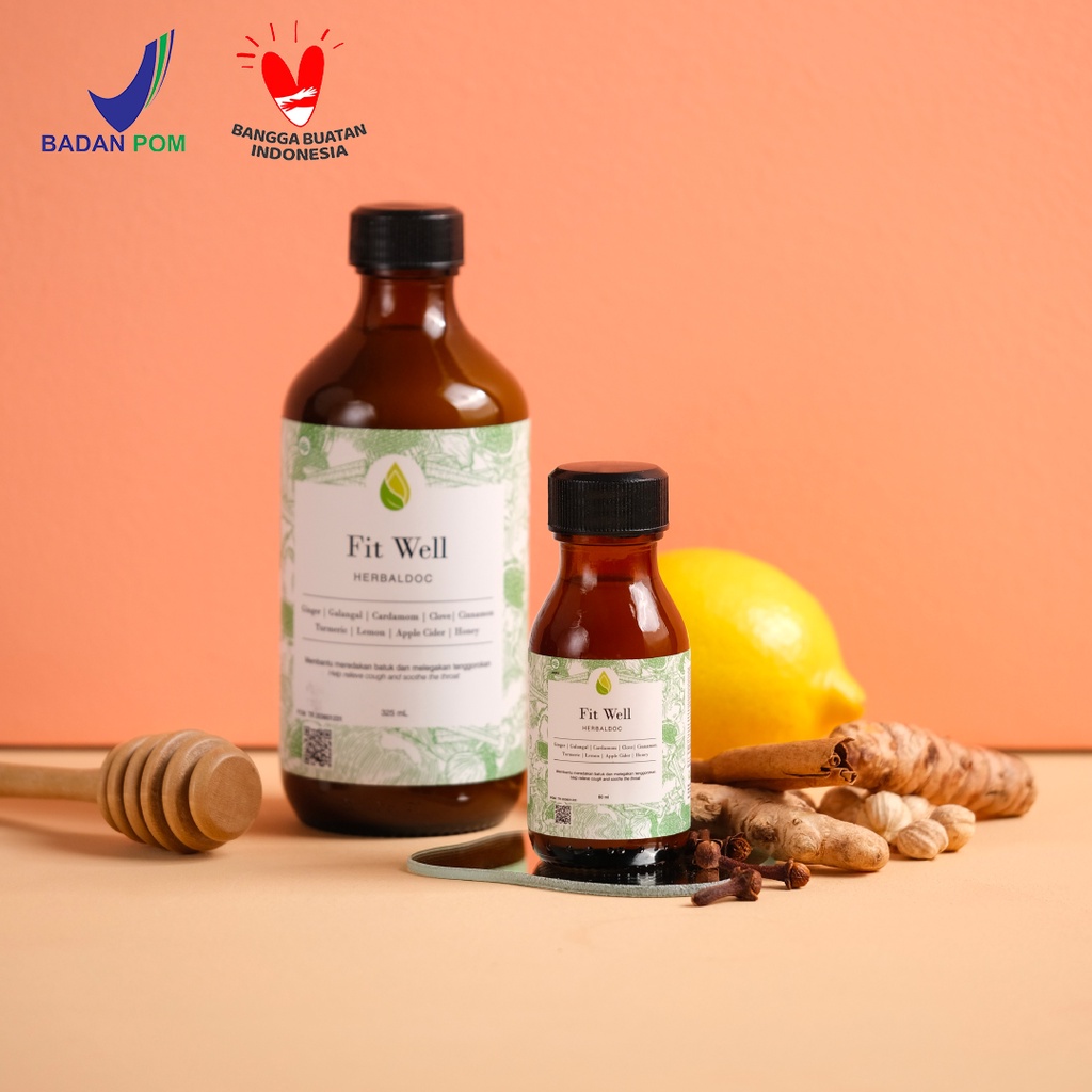 

Herbaldoc - Promo Fit Well Full Size + Travel Size (Jamu Herbal Kencur Jahe Lemon Kunyit Dll)