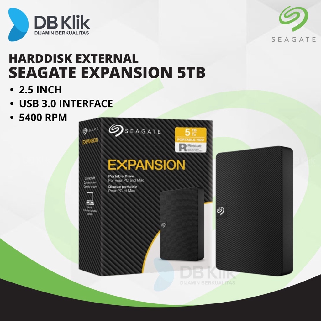 Hardisk External Seagate Expansion 5TB 2.5&quot;