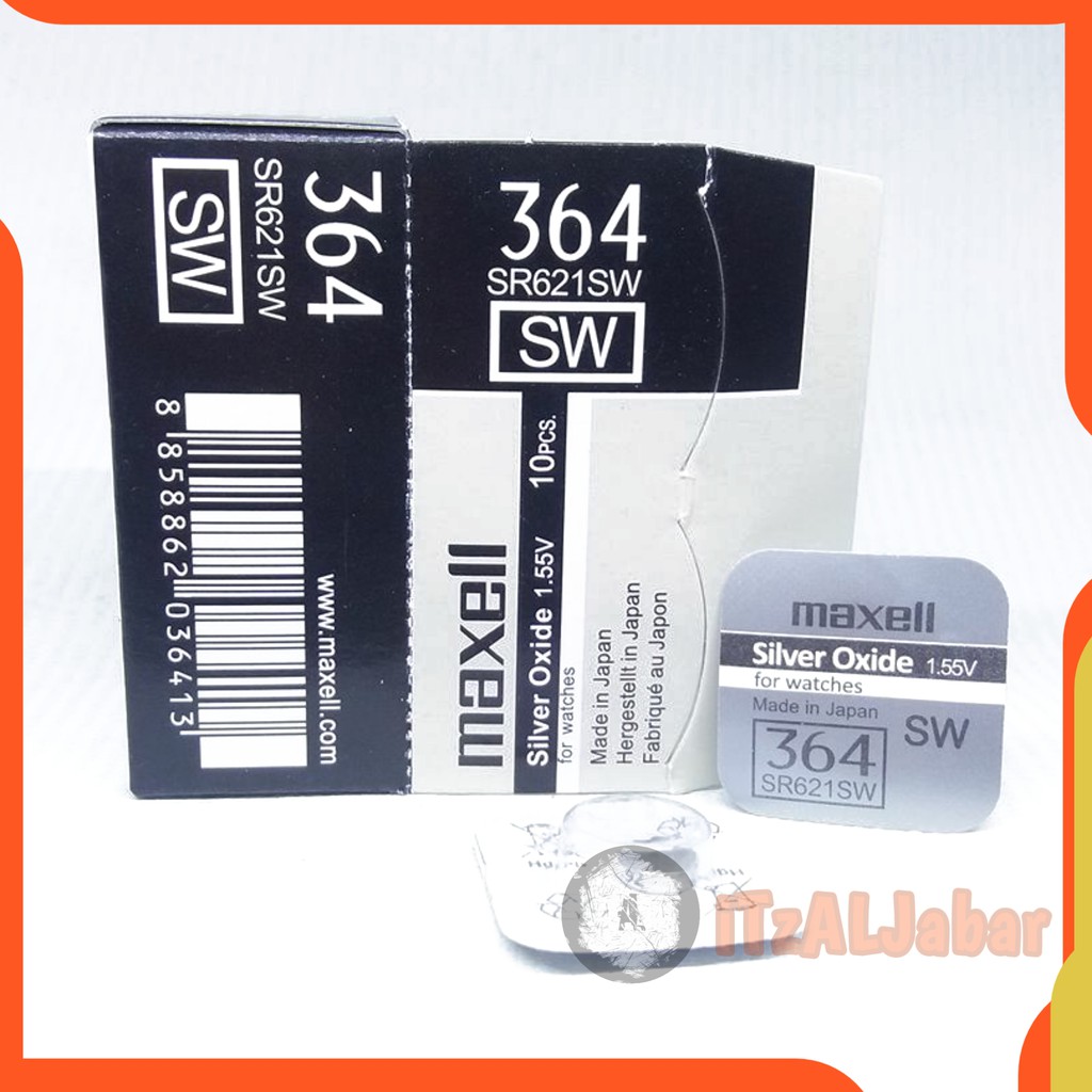 Baterai maxell 364 Batre maxell SR621SW Single pack Original