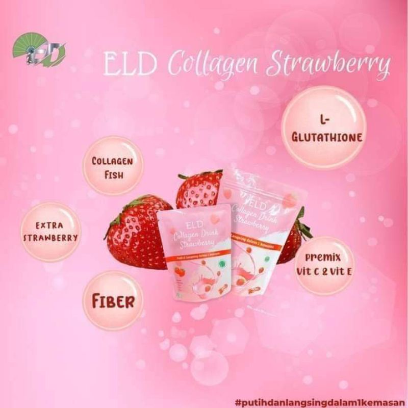 

ELD collegen minuman rasa strawberry