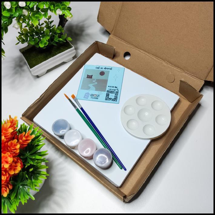 

Diskon Kit Melukis Diy Painting Kit Paint By Number - Tanpa Easel Cat