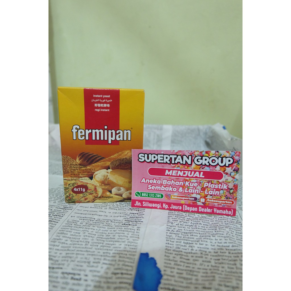 

RAGI INSTAN FERMIPAN 11 GRAM/SACHET